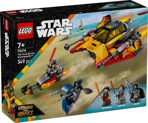 LEGO Star Wars - Snowspeeder en Flammes 75414 - Kit de Construction Épique pour Enfants