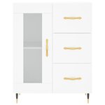 vidaXL Buffet blanc 69 5x34x90 cm bois d'ingénierie