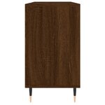 vidaXL Armoire salle de bain chêne marron 80x33x60cm bois d'ingénierie