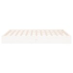 vidaXL Cadre de lit sans matelas blanc bois massif 150x200 cm