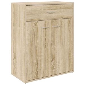 vidaXL Buffet Chêne sonoma 60x30x75 cm Bois d'ingénierie