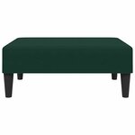 vidaXL Repose-pied vert foncé 77x55x31 cm velours