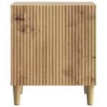 vidaXL Cabinet de chevet 2 pc Chêne artisanal 43 x 34 5 x 50 cm