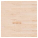 vidaXL Dessus de table carré 70x70x2 5 cm Bois chêne massif non traité