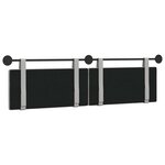 vidaXL Tête de lit suspendue Gris nuage tissu