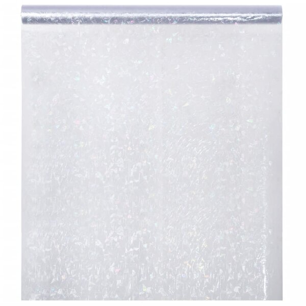 vidaXL Film pour fenêtre dépoli motif arc-en-ciel 3D 45x1000 cm PVC