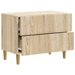 vidaXL Cabinet de chevet avec tiroir Chêne Sonoma 62 x 34 5 x 48 cm