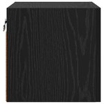 vidaXL Meuble TV mural 4 Pièces Chêne noir 30 5 x 30 x 30 cm
