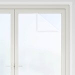 vidaXL Films pour fenêtre 5 Pièces statique dépoli blanc PVC