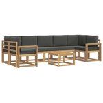 vidaXL Ensemble de canapés d'extérieur 6 pc