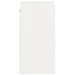 vidaXL Armoire murale Blanc 30x30x60 cm Bois de pin massif