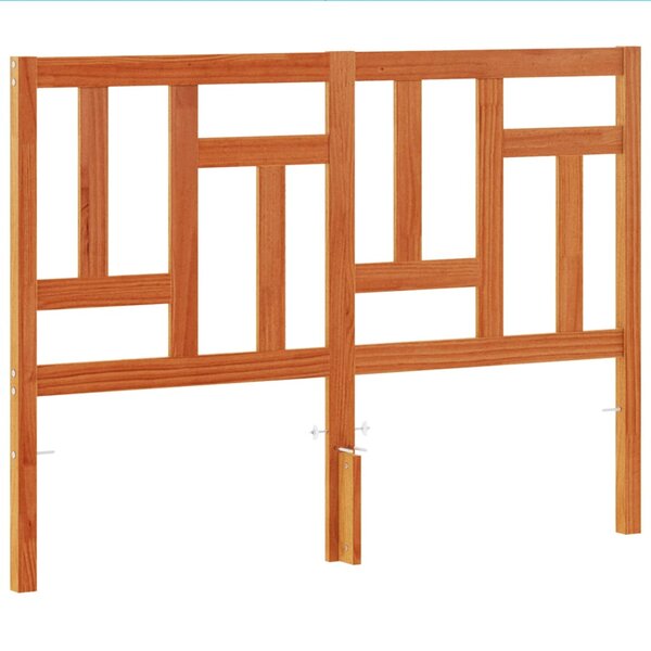 vidaXL Tête de lit cire marron 160 cm bois massif de pin