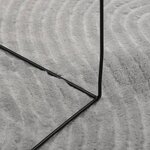 vidaXL Tapis IZA poils courts style scandinave gris 200x280 cm