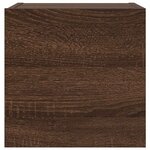 vidaXL Meubles TV muraux 4 Pièces Chêne marron 30 5x30x30 cm