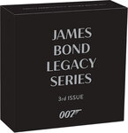 Monnaie en argent 1 dollar g 31.1 (1 oz) millésime 2023 james bond