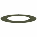 vidaXL Anneau d'arbre plat Vert olive Ø50 / 80 cm Acier