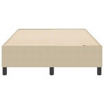 vidaXL Cadre de lit plateforme Vert gris 120 x 190 cm tissu