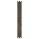 vidaXL Table à manger avec bord naturel 320x100x74cm bois massif chêne