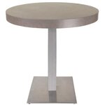 Pied de table carré inox pour plateau rond jusqu'à 800 -  bolero -  - inox 430x430x720mm