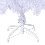 vidaXL Arbre de Noël artificiel avec branches épaisses blanc 210cm PVC