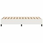 vidaXL Cadre de lit Crème 100 x 200 cm Tissu en velours côtelé
