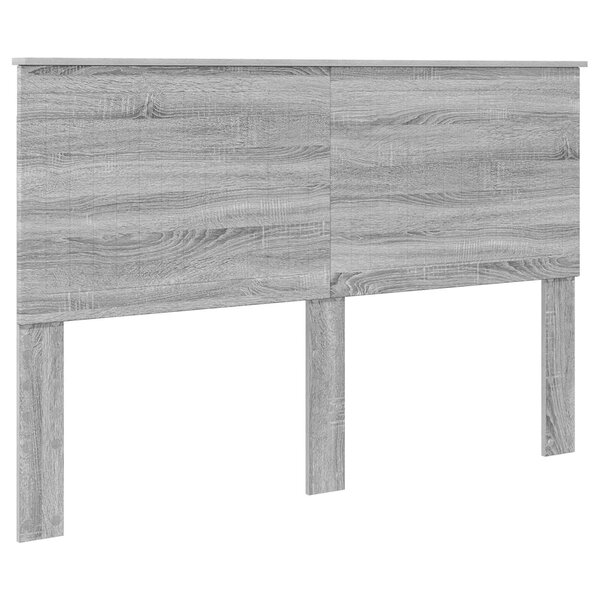 vidaXL Tête de lit Gris Sonoma 150 cm Bois d'ingénierie