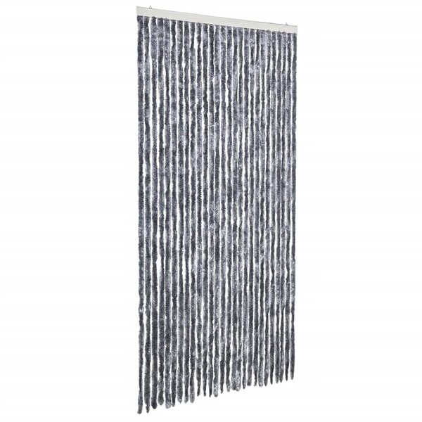 vidaXL Moustiquaire argenté 118x220 cm chenille