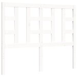 vidaXL Cadre de lit sans matelas blanc 120x200 cm bois de pin massif