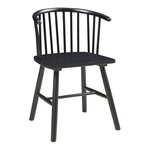 Lot de 2 chaises de salle à manger salon design moderne cuisine noir 03_0009634