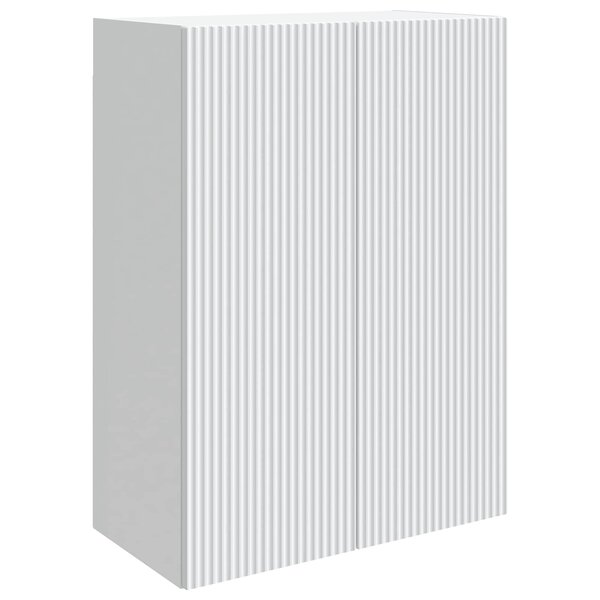 vidaXL Armoire Murale 66 x 34 5 x 90 cm Bois d'ingénierie Blanc