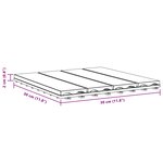vidaXL Carreau de terrasse 11 Pièces Marron foncé 30 x 30 cm WPC