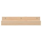 vidaXL Étagères murales 2 Pièces 50x12x9 cm Bois de pin massif