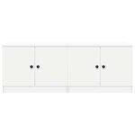 vidaXL Armoire de lit 2 Pièces Blanc 66 x 35 x 48 cm Bois d'ingénierie