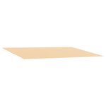 vidaXL Toile de rechange pour auvent Jaune et blanc 400 × 350 cm