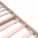 vidaXL Cadre de lit sans matelas bois massif 200x200 cm