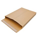 Lot de 250 pochettes à soufflets 30 mm Kraft armé 130 gr 24 : 260 x 330 mm kraft 120 gr