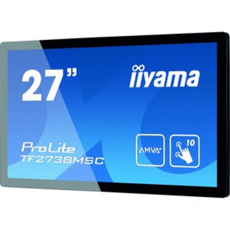 Iiyama prolite tf2738msc-b1 écran plat de pc 68 6 cm (27") 1920 x 1080 pixels full hd led écran tactile noir