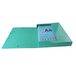Boîte de classement iderama dos de 40mm - a4 - vert foncé - x 8 - exacompta
