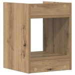 vidaXL Support de Plante Chêne artisanal 30 x 30 x 40 cm