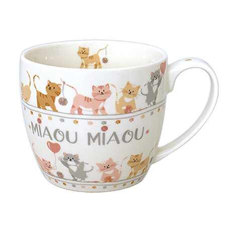 Tasse chatons en porcelaine