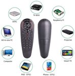 Ovegna G30: Télécommande Vocale 2.4 g sans Fil, Gyroscope à 6 Axes, Compatible Google Voice, Apprentissage Infrarouge et Télécommande Infrarouge, Télédétection Auto, pour Jeux, Android Box, SmartTV