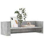 vidaXL Étagère murale gris béton 100x35x30 5 cm bois d'ingénierie