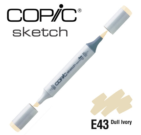 Marqueur à l'alcool Copic Sketch E43 Dull Ivory