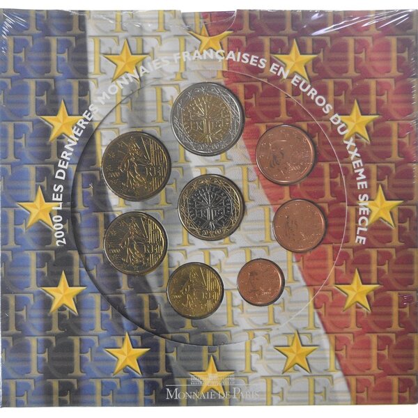 Coffret série euro BU France 2000