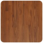 vidaXL Dessus de table carré Marron foncé 40x40x4 cm Bois chêne traité