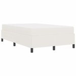 vidaXL Cadre de lit Crème 120 x 200 cm Tissu en velours côtelé