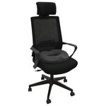 vidaXL Coussin d’assise Gris foncé 42 x 36 5 x 8 cm Coton