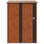 vidaXL Cabanons de jardin Marron 140 5 x 74 x 200 cm Métал