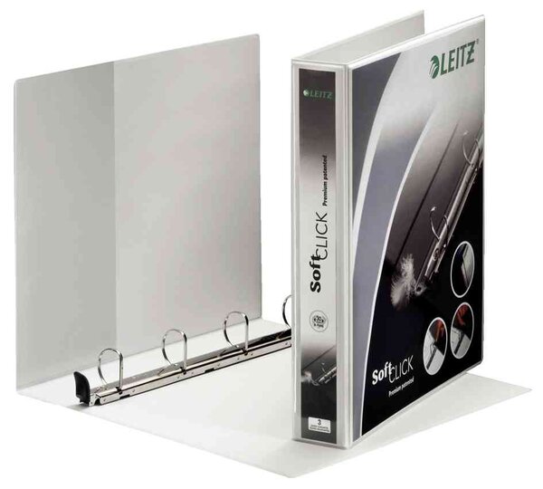 Classeur 4 anneaux personnalisable Soft Clic Diam 30 mm Dos 51 mm LEITZ