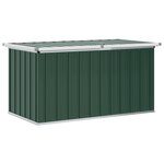 vidaXL Coffre de rangement de jardin Vert 129x67x65 cm